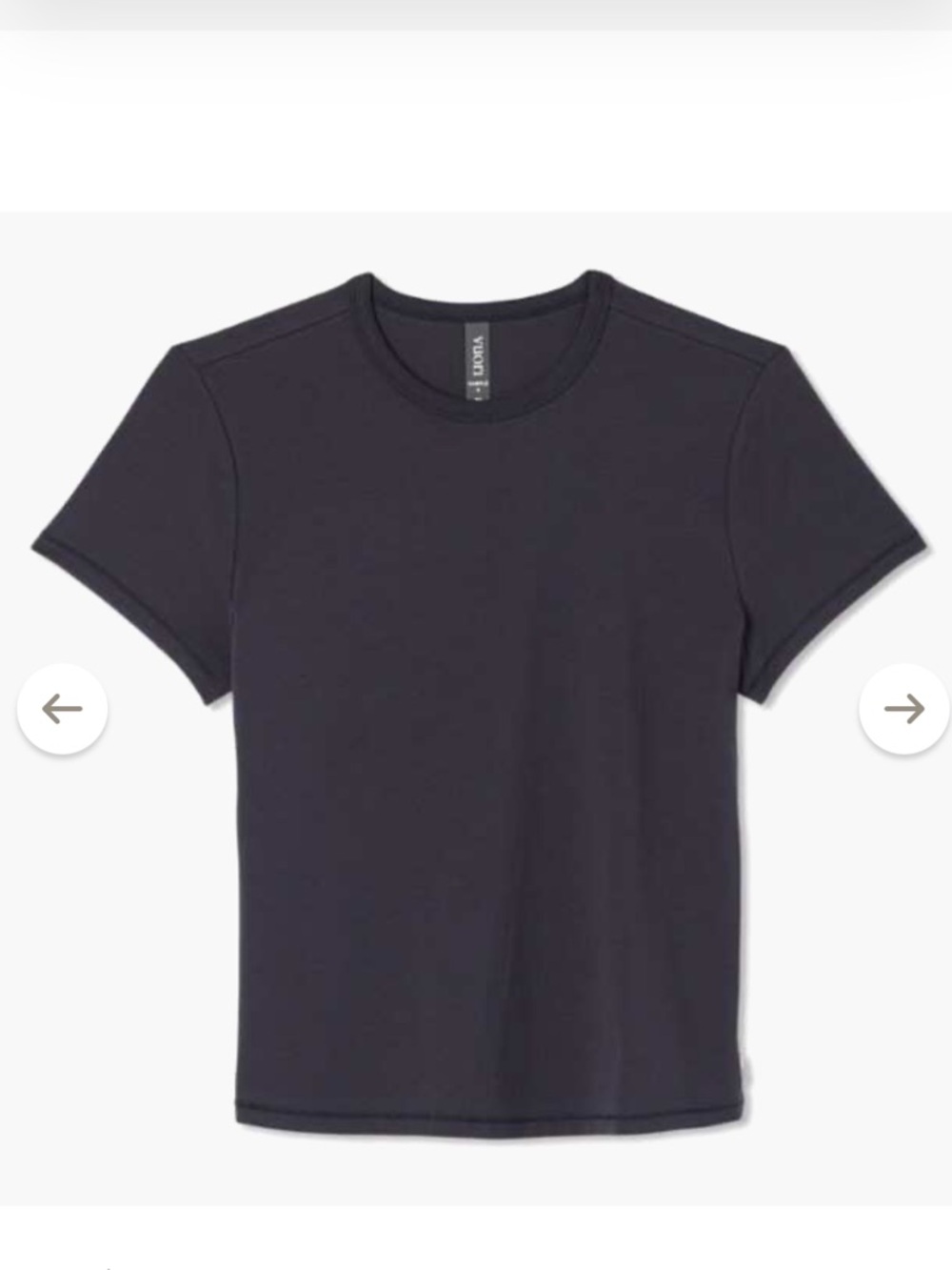 Vuori short sleeve Feather Classic T-Shirt - Women's - small navy